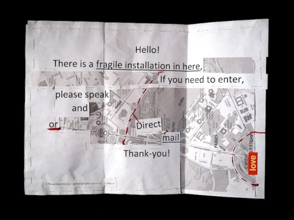 letter no 13 Noted Festival Postal Project indigo eli 2016