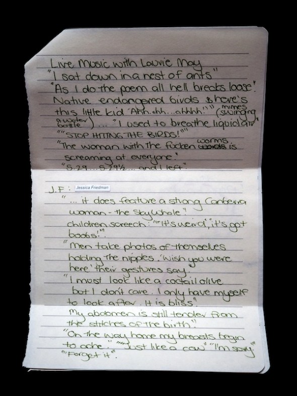 letter no 11 Noted Festival Postal Project indigo eli 2016