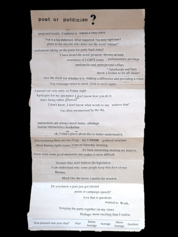 letter no 18 Noted Festival Postal Project indigo eli 2016